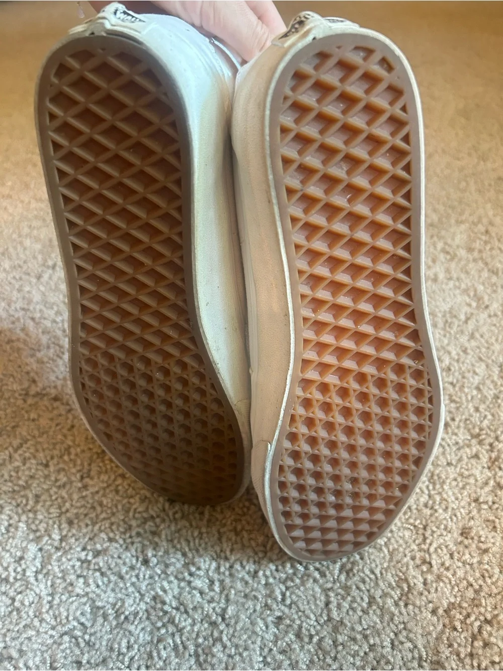 Vans Women’s White Canvas Sk8-Hi Inspired Sneakers
